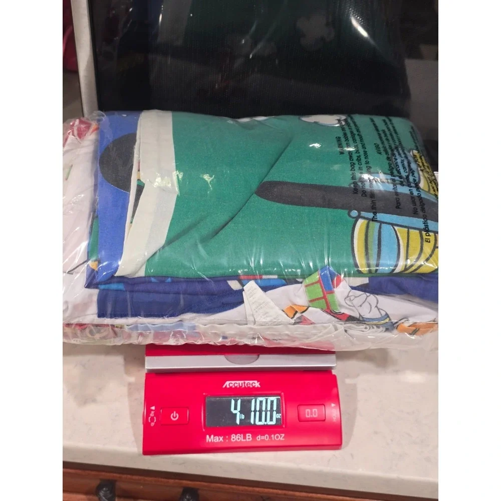 7 pc Set Disney Mickey Mouse Clubhouse Hanging Around Fitted Flat Pillowcases‎